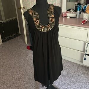 Black dress with gold size 6